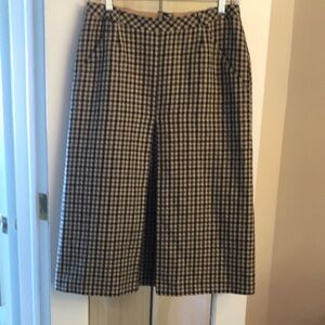 Vintage Del Mod Wool Houndstooth Skirt